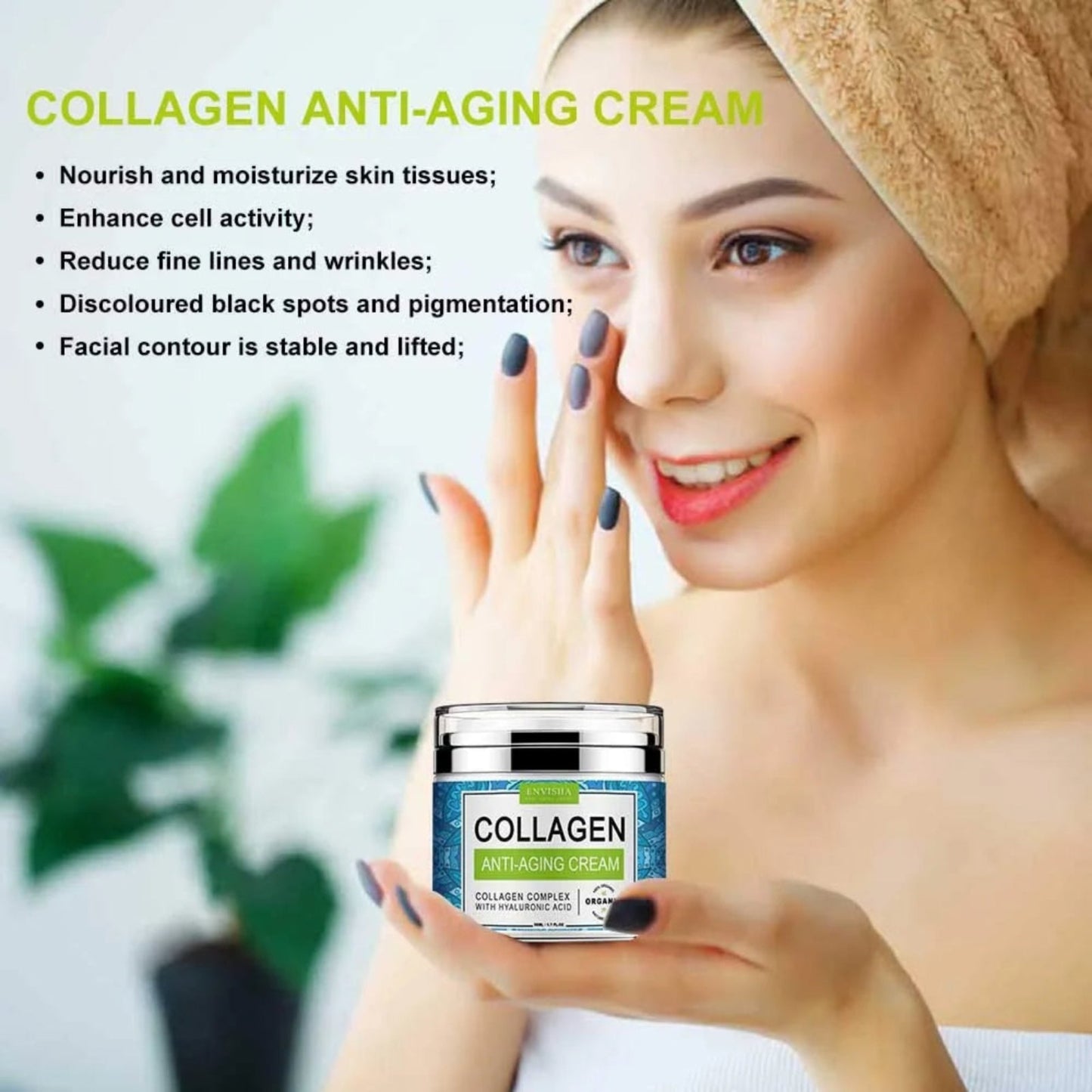 vitacosmox collagen anti aging cream with collagen and hyaluronic acid key features