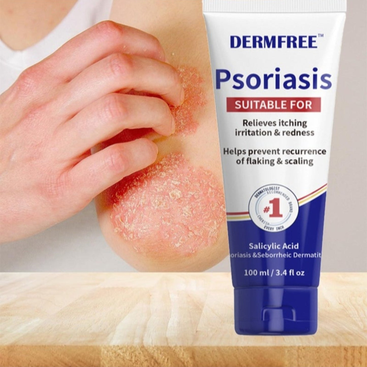 dermfree psoriasis cream product - ideal itchy skin