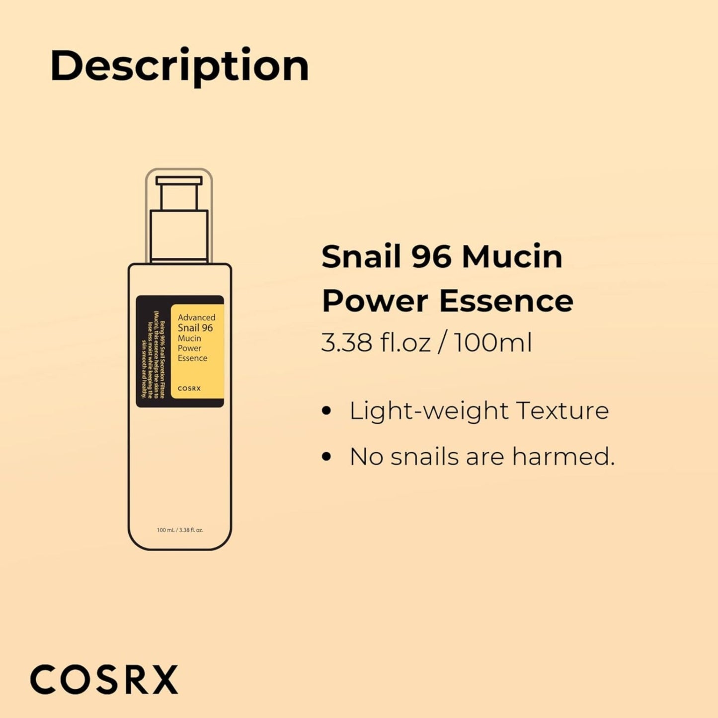 cosrx snail mucin essence product description