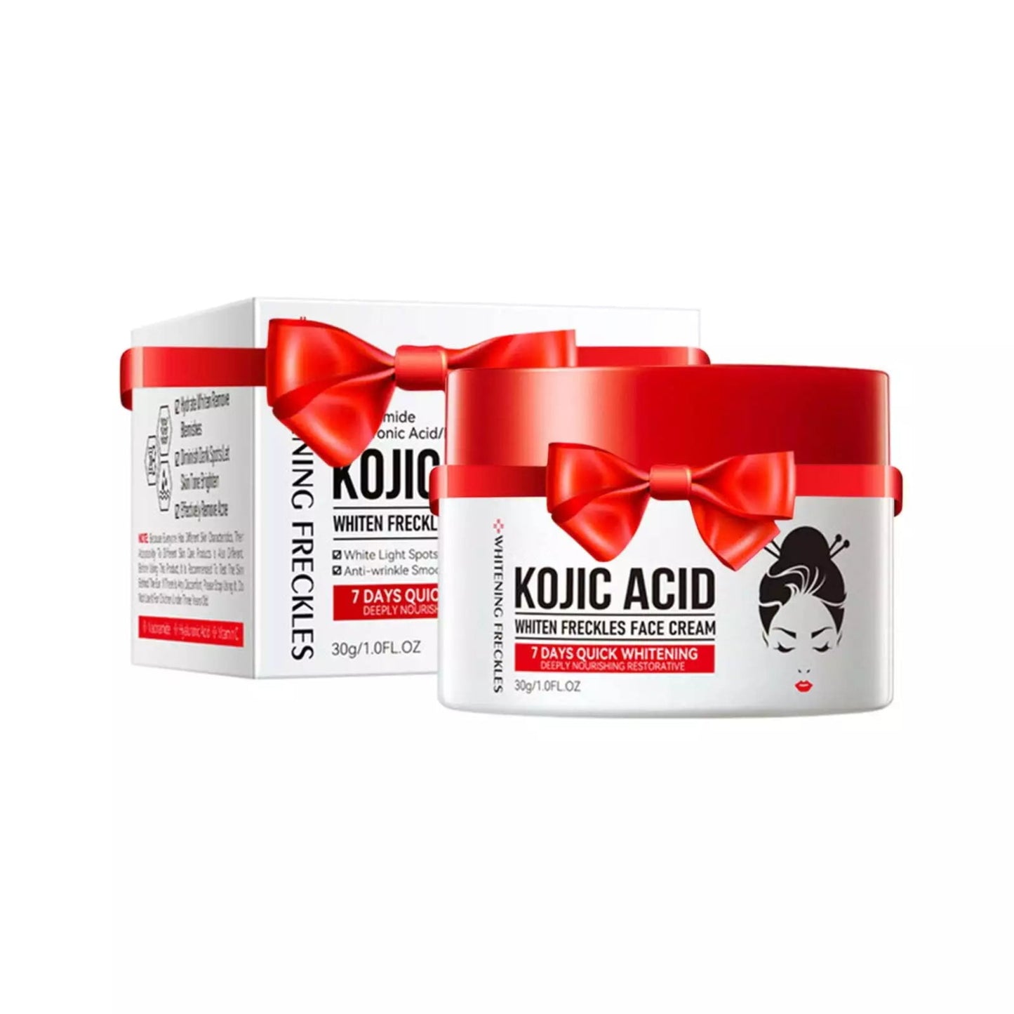 kojic acid whitening cream with niacinamide and hyaluronic acid dimensions key features suitable for gifts