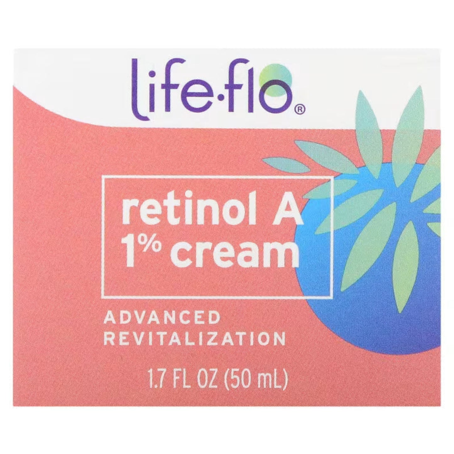 life flo retinol a 1% cream box only front side