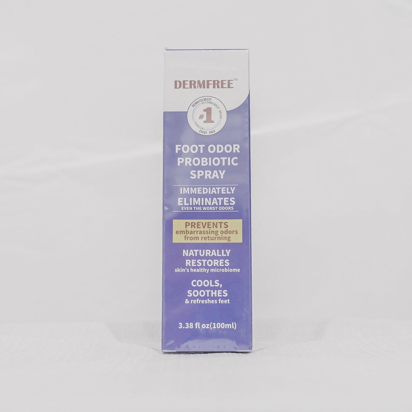 VitaCosmoX Foot Odor Probiotic Spray box front side only