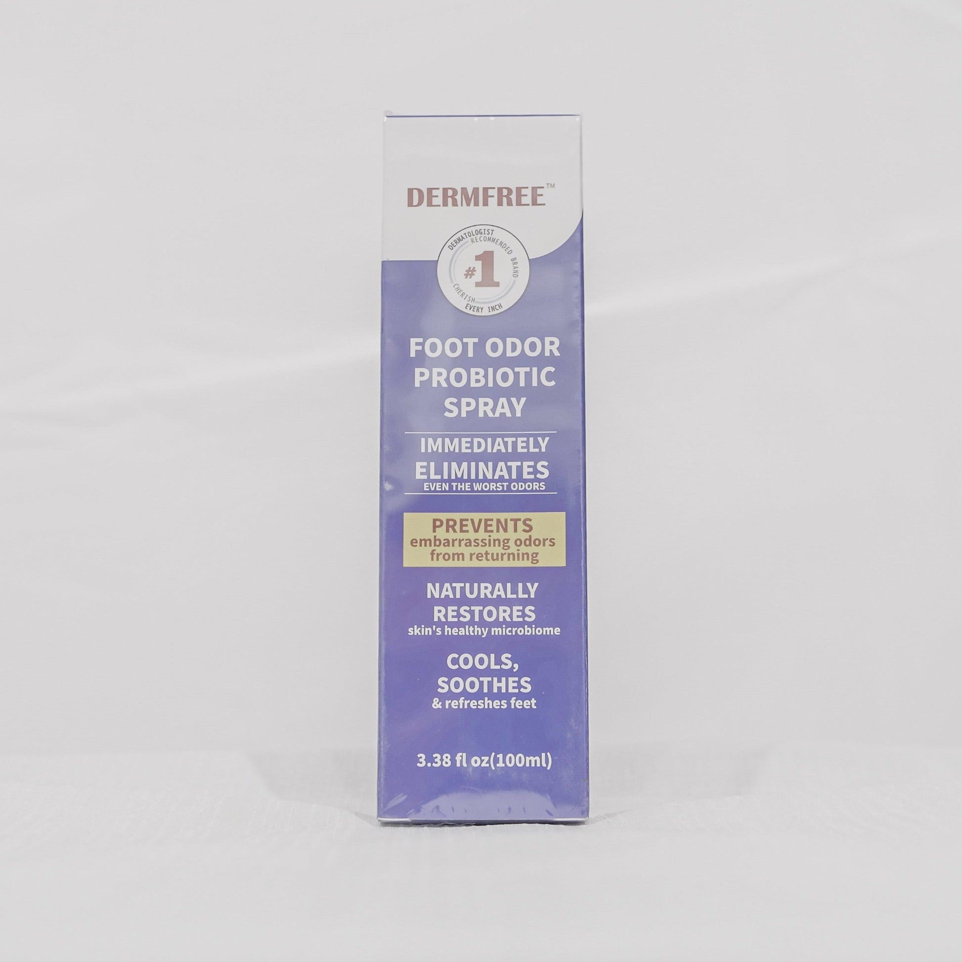 VitaCosmoX Foot Odor Probiotic Spray box front side only