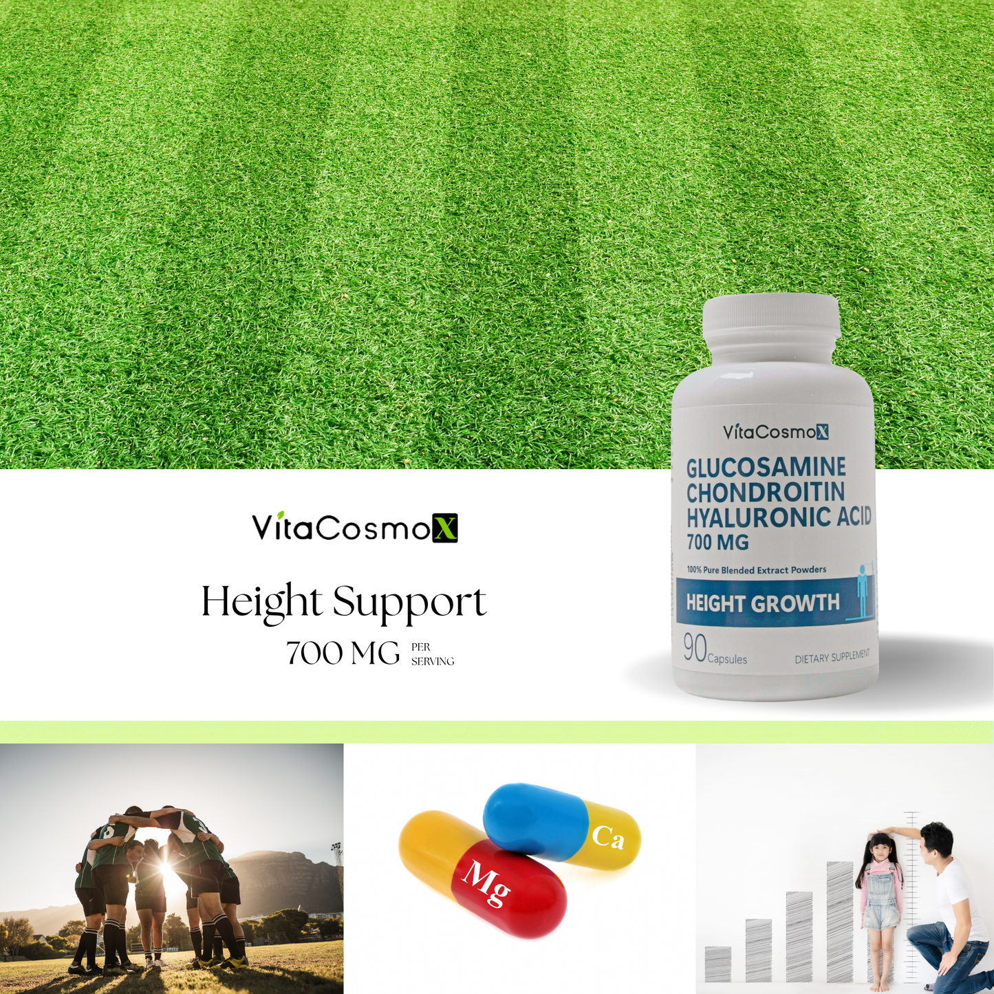 VitaCosmoX Glucosamin – 90 Capsules
