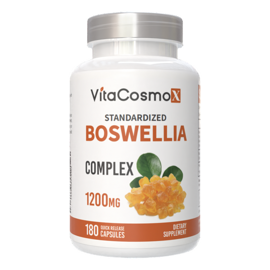 VitaCosmoX Boswellia 180 front side with white background