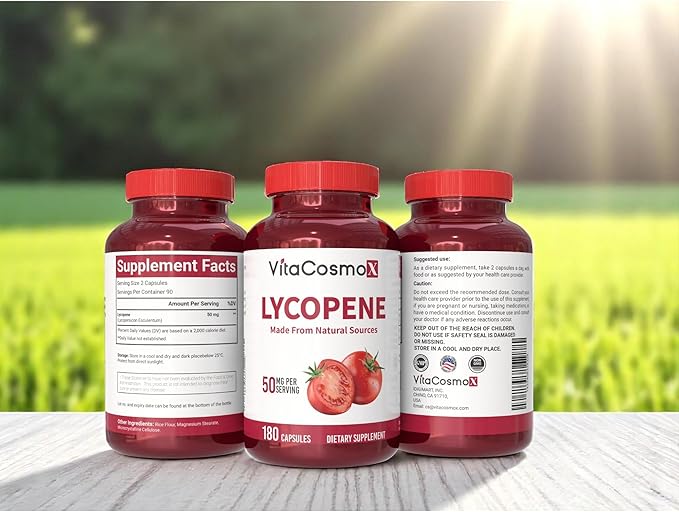 VitaCosmoX Lycopene 50 mg – 180 Vegan Capsules