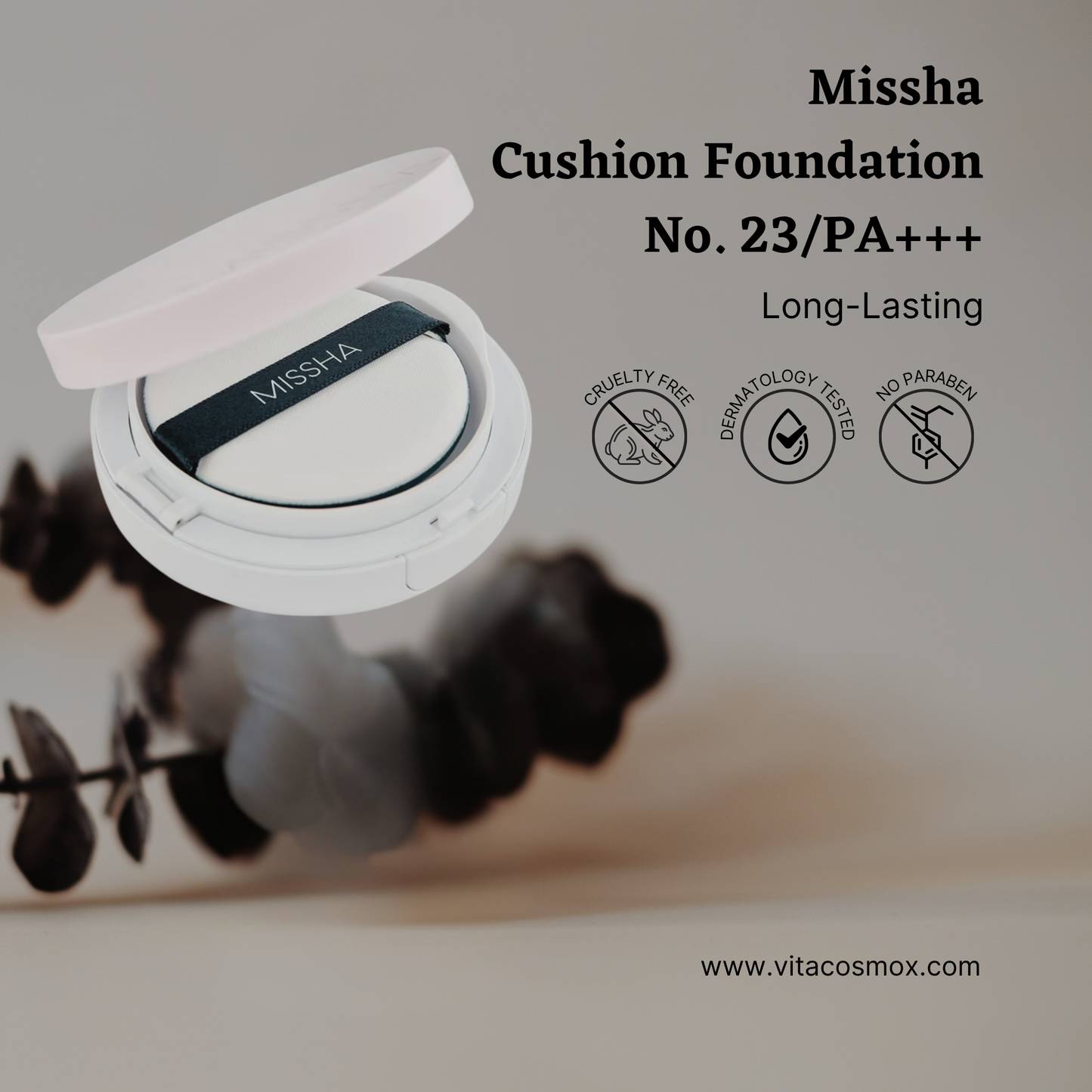 Missha Magic Cushion Cover Lasting SPF 50+/PA+++, No.23