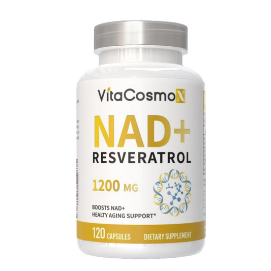 VitaCosmoX nad supplement front side - 120 capsules 