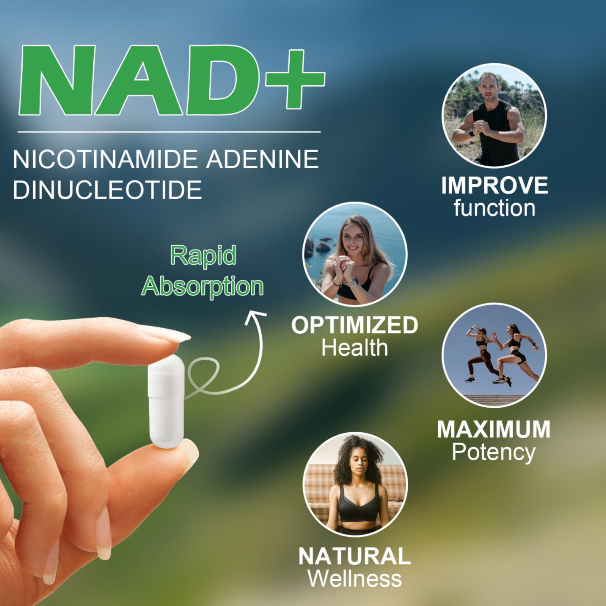 vitacosmox nad+ resveratrol product features