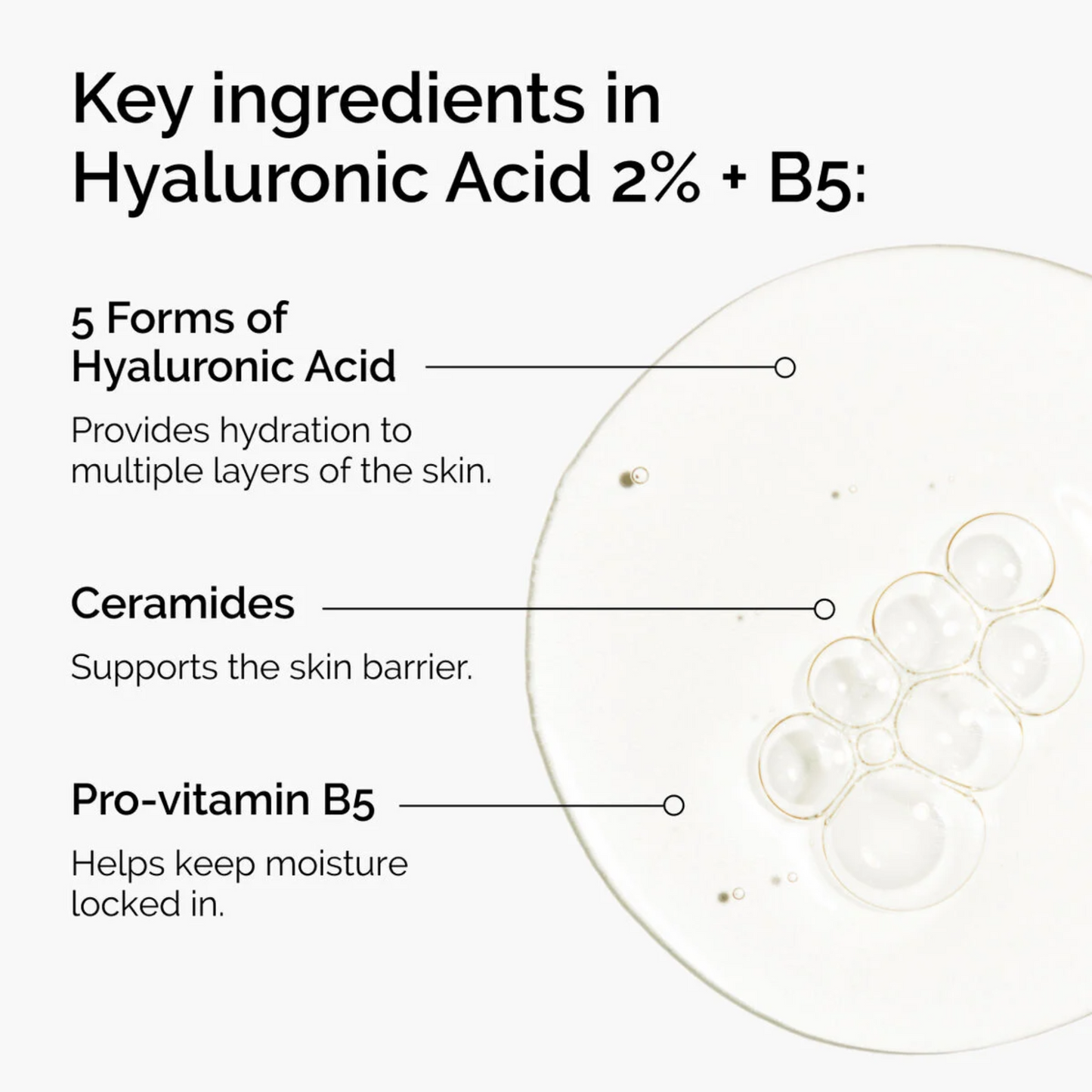 ordinary hyaluronic acid key ingredients